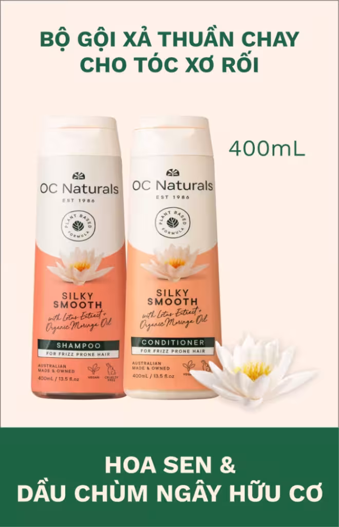 Bộ gội xả dưỡng tóc suôn mượt
