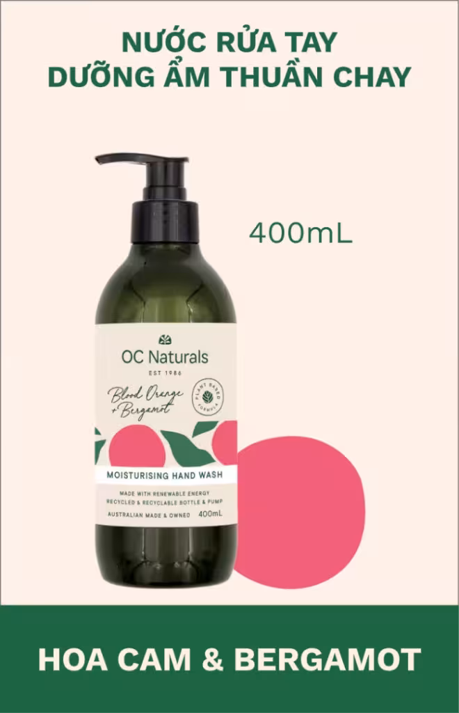 Sữa rửa tay Cam đỏ & Bergamot