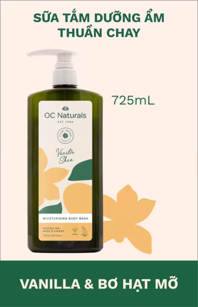 Sữa tắm Vallina Bơ hạt mỡ